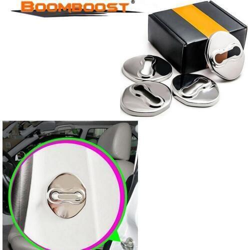 For Mitsubishi outlander Pajero Galant FORTIS Zinger ASX door lock cover Car Stainless Steel 4pcs