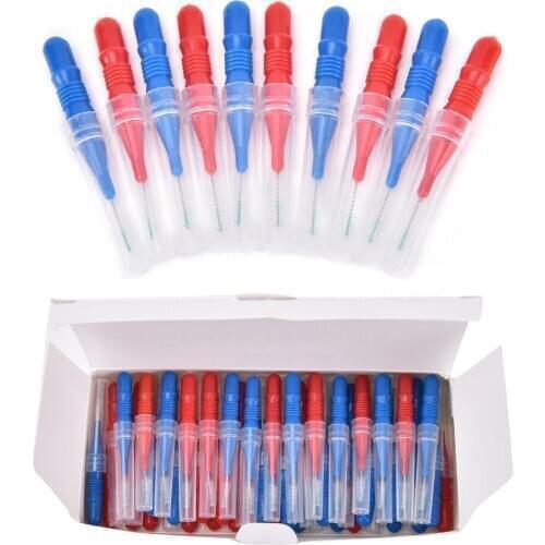 8Pcs-100pcs Tooth Floss Oral Hygiene Dental Floss Soft Plastic Interdental Brush Toothpick Healthy For Teeth Cleaning Oral Care