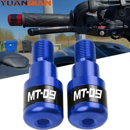 For YAMAHA MT-09 TRACKER FJ09 FZ09 MT FZ FJ 09 MT09 2015-2021 Motorcycles Aluminum Handlebar Grips Plug Slider Handle Bar Ends