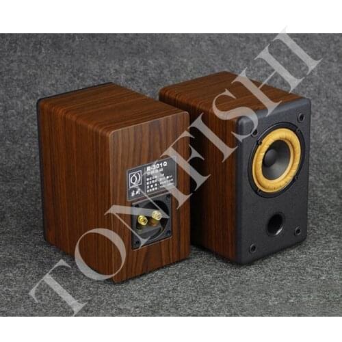 Bluetooth 5.0 10-20W 4-8 ohm HIFI level R301 3-inch full-range wooden passive speaker, the human voice is very comfortable