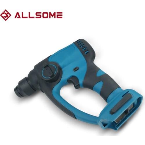 ALLSOME Rotary Rechargeable Hammer Power Impact Drill Brushless Cordless Electric Demolition Hammer Woodworking DIY Tool