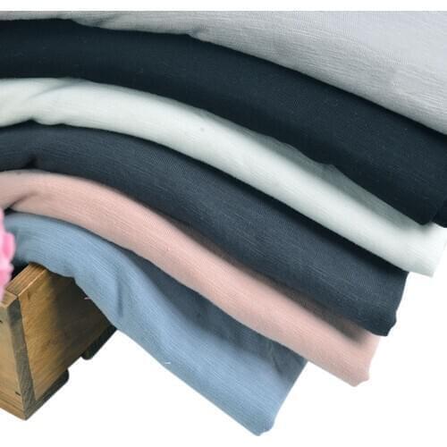 32s Combed Slub Cotton Spandex Fabric Stretchy For Autumn Dress Super Quality K302622