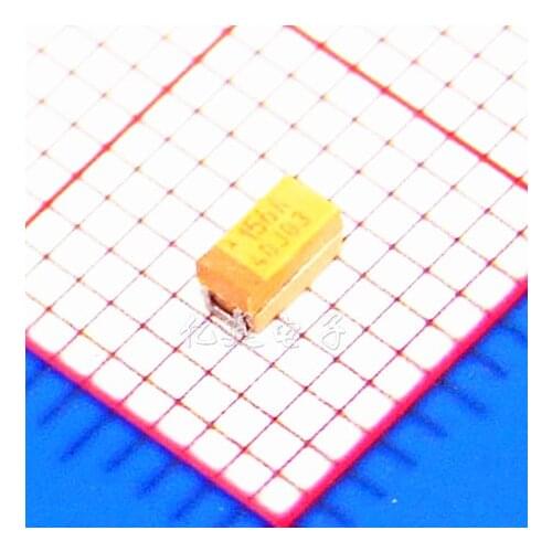 Patch Tantalum Capacitor 15UF 10V Type A 3216/1206 156A Piezoelectric Capacitor Tantalum Electrolytic Polarity