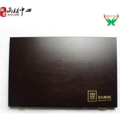 Lukas 150th anniversary limited edition paint, 1862 master watercolor, 70 color half piece wooden box set, birthday gift