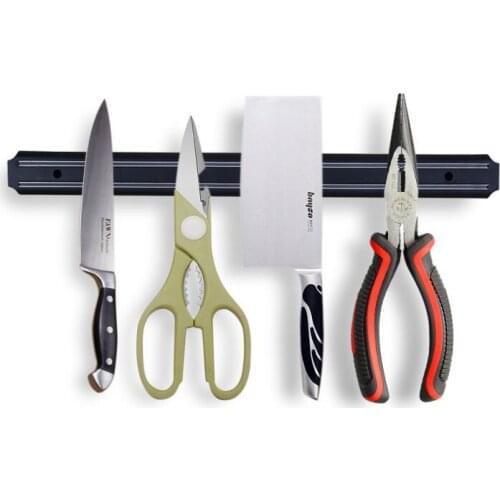 Kitchen Shelves Magnetic Knife Holder Powerful Wall-mounted Magnetic Knife Holder Kitchen Tools Safety Storage knife tool hot