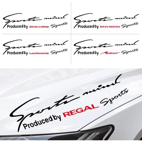 Car styling Reflective Lamp Eyebrow Sports Sticker Decoration Decal for Buick Regal Lacrosse Encore Enclave envision Avenir