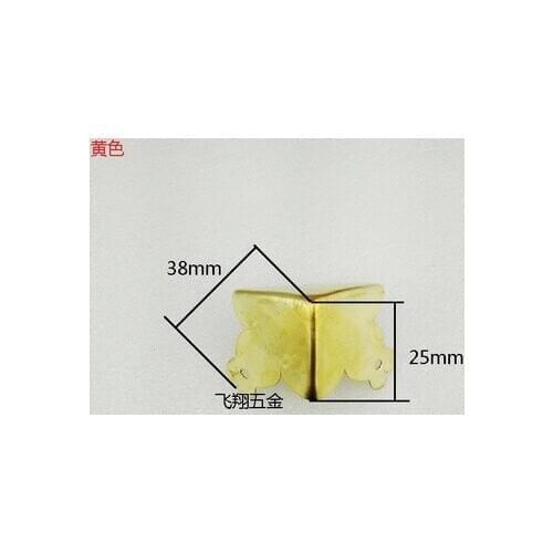 Hardware accessories Corner Bracket 38MM right angle side box four corners protection angle corner angle iron gold