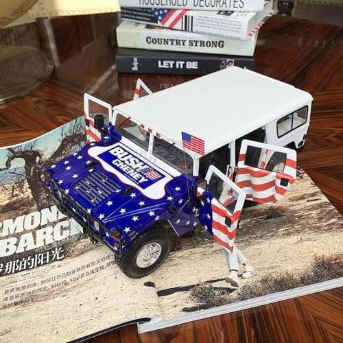 Diecast 1/18 Scale Hummer H1 Car Model Metal Die-Cast & Alloy Toy Vehicle Collection Gift Souvenir Decoration for Adult Children