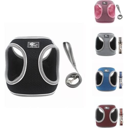 New Pet Leash Reflective and Breathable Dog Belt Chest Strap Harness Vest-style Dog Rope Pet Supplies