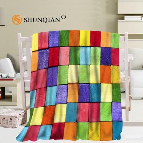 Custom Color background Blanket Manta Falafel Blanket Sofa/Bed/Plane Travel Bedding56x80inch 50X60inch 40X50inch