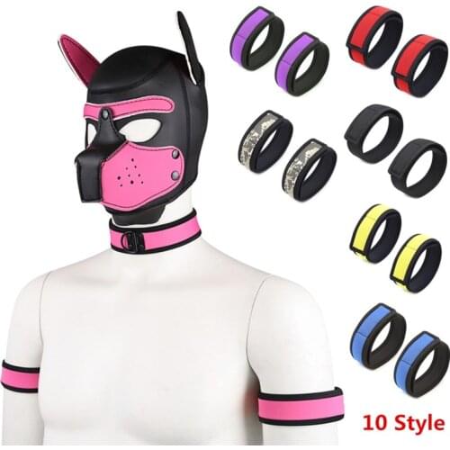 BDSM Gay Puppy Play Armband Fetish Dog Slave Sex Accessories Arm Bondage Cuffs Restraint Binder Adult Shop Sex Toys for Men Gay