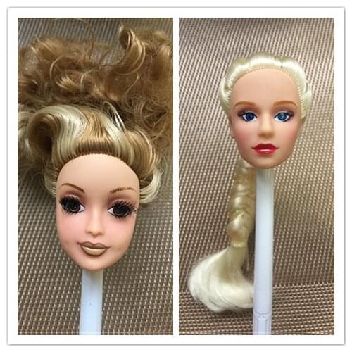 Rare Limited Collection Prince Doll Heads Princess Doll Head With Eyelashes Girl DIY Toy Doll Heads