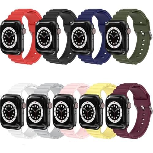 Silicone Loop for Apple Watch 6/SE/5/4/3/2 38mm 40mm Sports Watchband Bracelet Strap for iWatch SE Apple Watch band 42mm 44mm