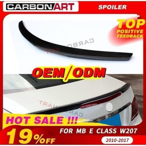 E63 Style for Mercedez E Class Coupe Aero Body Kit Spoiler Car Parts Rear Spoiler W207 Rear Deck Spoiler for E200 E260 E300 E320