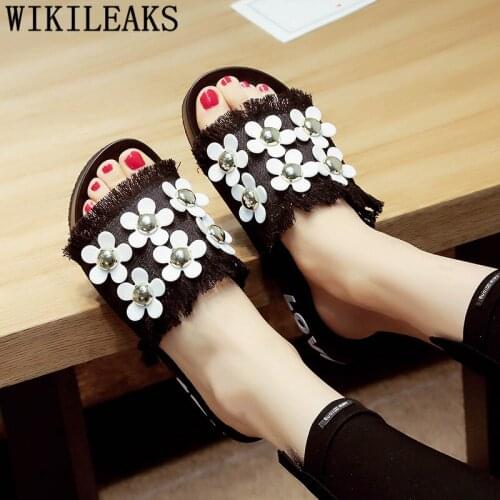 Ladies womens slippers outdoor beach slippers women designer slides shoes woman flat slippers women summer zapatos de mujer