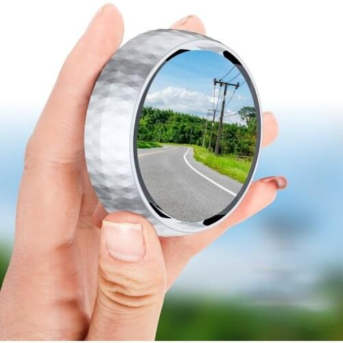1Pair Car Rearview Mirrors 360-degree Wide Angle Adjustable Rotation Round car goods Car Rearview Mirrors Round Car Accessories