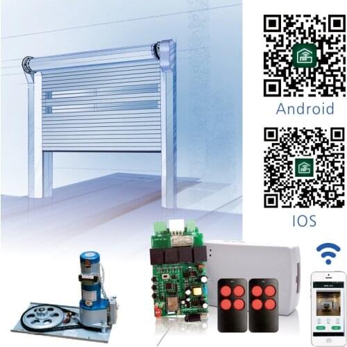 433.92MHZ SAFEMATE IOS & Android app Rolling shutter side motor controller kit