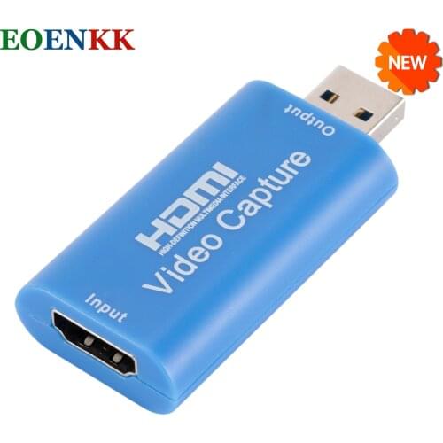 4K Video USB capture HDMI card Video Grabber Record Box for PS4 OBS Game DVD Camcorder Camera Recording Live Streaming