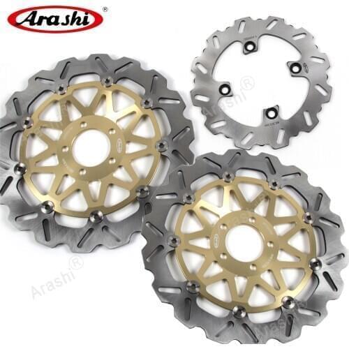 ARASHI NINJA ZX12R CNC Front Rear Brake Rotors Brake Discs For KAWASAKI ZX-12R NINJA 2000 2001 2002 2003 Motorcycle Accessories