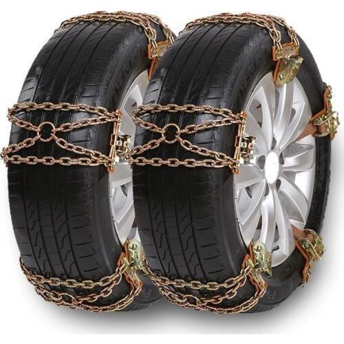 Car suv wheel tire tire snow ice chain with winter skid car off-road vehicle wheel chain mud road safety