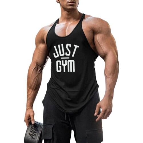 Muscleguys Brand Fitness Clothing Bodybuilding Stringer Tank Top Men Gym Singlets Cotton Sleeveless Shirt Workout Sports Jerseys