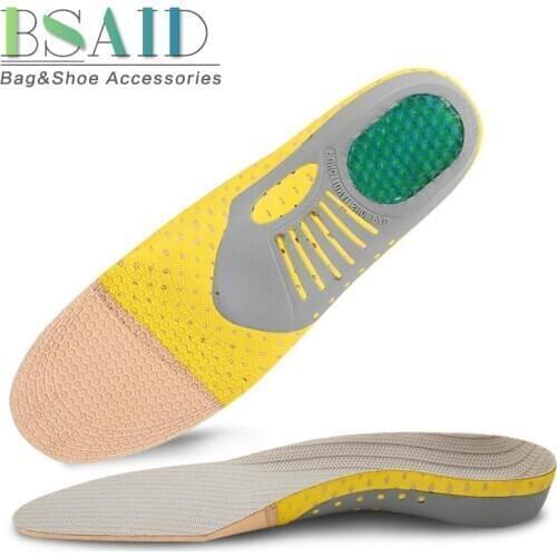 BSAID Mesh Insoles Breathable Arch Support Orthopedic Insoles For Shoes Woman Men Sneakers Sport Shoe Insole Orthotic Foot Pads