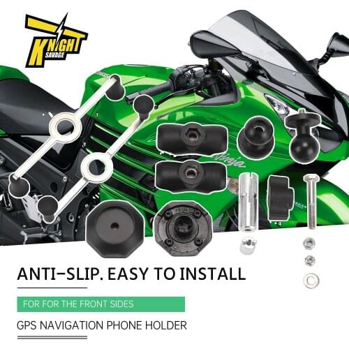Navigation Phone Holder For KAWASAKI ZX14R NINJA ZZR 1400 2006-2020 Motorcycle Accessories GPS Frame Bracket Support Stand Mount