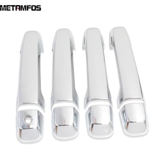 For Toyota Land Cruiser Prado J150 2010-2019 2020 Chrome Door Handle Catch Cover Trim Molding Sticker Accessories Car Styling