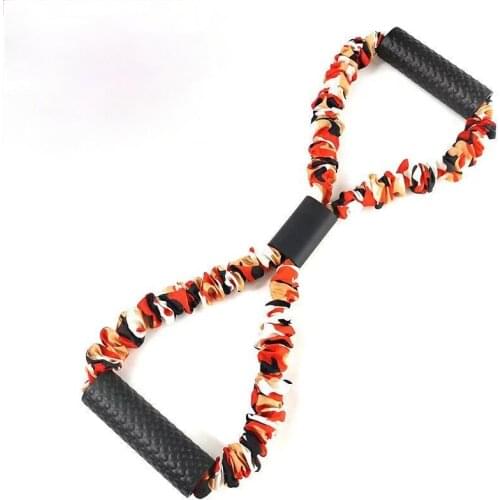 Figure 8 Rally Chest Expander Yoga Rally Belt Two-color Men and Women Shoulder and Neck Stretching Belt Fitness Equipmen Latex