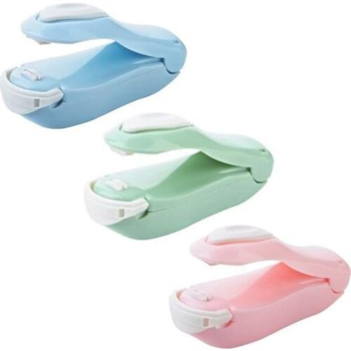 J0PE Portable Mini Sealer Sealing Machine for Plastic Bags Food Preservation Vacuum Air Storage Clip