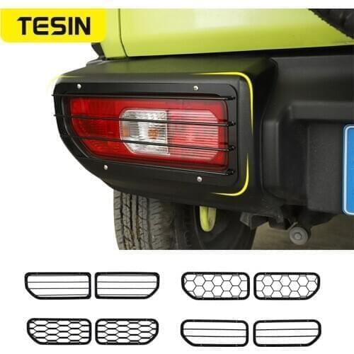 TESIN Lamp Hoods For Suzuki Jimny 2019+ Car Tail Light Cover Rear Lamp Guards Protector Accessories For Suzuki Jimny 2019 2020
