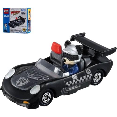 TAKARA TOMY TOMICA Alloy Model Car Toys Disney Simulation DS-03 Mickey Police Car Authentic Imported Tape Box Gifts For Children