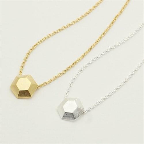 Fashion hexagon pendant necklaces, tortoise shell shape pendant necklaces for women
