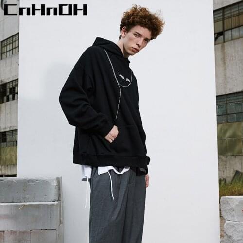 CnHnoH Chic Hiphop Fashion Pullover HOODIE Harajuku Style Global Village Hip-Hop Hoodie Couple Loose Hooded 9809
