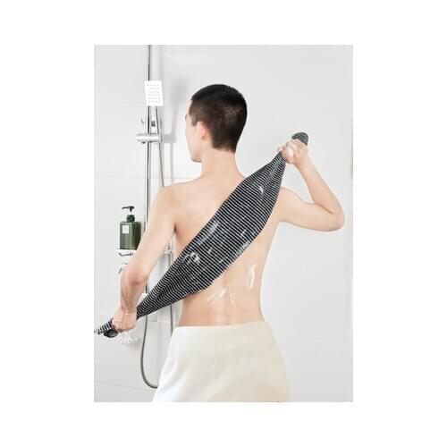 Men Bath Towel Long Strip Back Scrub Back Bath Towel Rubbing Towel Backrubbing Artifact Japan Sponge Body Scrub Brush Dropship