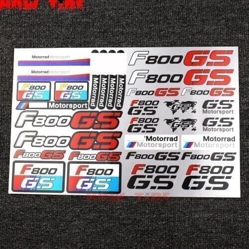 New Reflective Rim Waterproof Tire Suitcase Notebook for Bmw F800GS Adventure World Mondo MOTO Logo F800GS Sticker