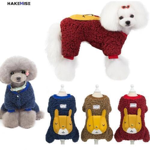Dog Clothes Cute Small Dogs Overall For Pet Dogs Cat Clothes Puppy Jumpsuit For Dog Coat For Chihuahua Pomeranian Yorkie S-XXL