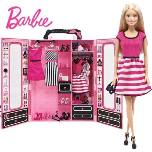 Barbie Original Doll Fashion Skirt Closet Toys for Girls Baby Toys Clothing Costumes Suit Educational Birthday Gifts for Bonecas