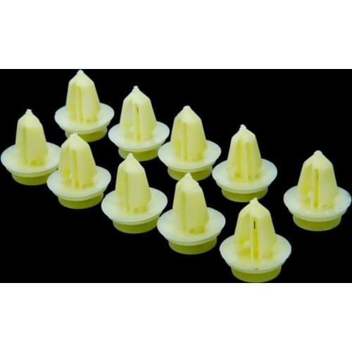 Hole Plastic Rivets Fastener Vehicle Door Trim Panel Push Clip Black Auto Retainer Fastener Clips for Toyota Honda