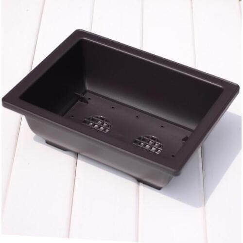 Retro Style Basin Plastic Flower Pot Balcony Square Flower Bonsai Plant Bowl Nursery Pots Basin Maceta Wholesale SN1590