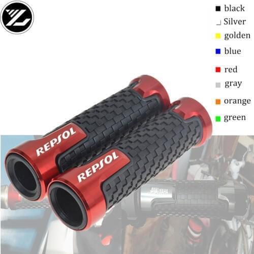 Handle 7/8"22mm Motorcycle handlebar grips & handle bar ends hand cap for HONDA REPFOL CBR1000R CBR600 CB400 CBR300R 500R 929
