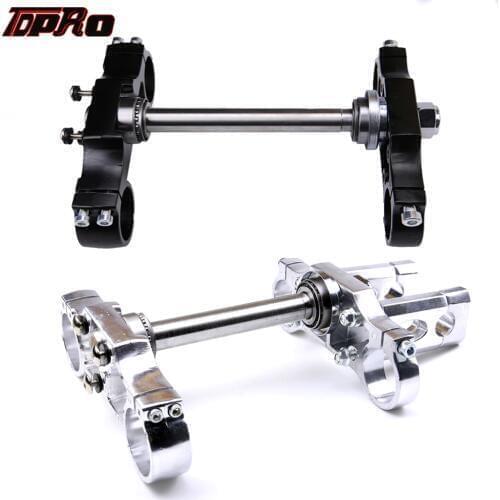 TDPRO 22mm Handlebar Triple Clamp Risers Holder Fit Honda 45/48mm Upside Ddown Front Forks 125cc 140cc 150cc 160cc Dirt Pit Bike