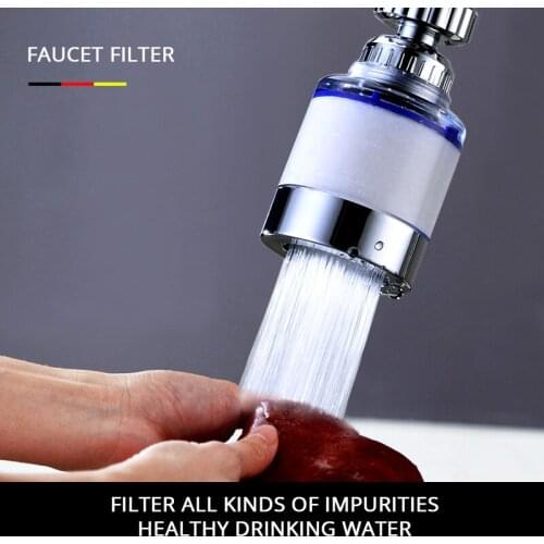 Faucet Splash Filter Kitchen Rotatable Tap Bubbler Extender Adapter Faucet Purifier Sprayer Head Shower Head Diffuser Spray