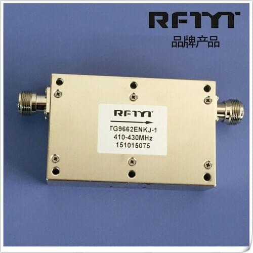 TG9662E series high power double junction isolator 380-470MHz optional frequency range