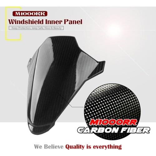 100% Carbon Fiber For BMW S1000RR 19 20 K67 M1000RR 21 Windscreen Windshield Covers Screen S1000RR middle head Fairing Cowling