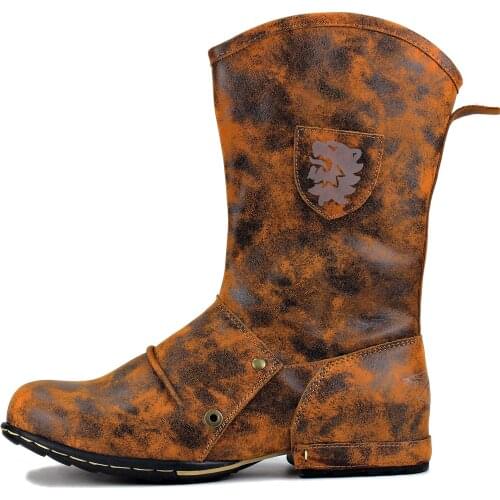 2021 OTTO ZONE New England Western Boots Genuine Leather Mens Motorcycle Boots Ankle Boots Casual shoes OS-5008-1-H10-I