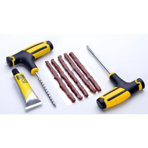 Car Vacuum Tire Repair Tools Car Tire Repair Kits Strip Fast Glue Liquid Professional Portable Compact