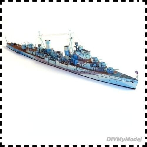 DIYMyModeI British Sirius Star Air Defense cruiser 1:400 DIY Handcraft Paper Model Kit Handmade Toy Puzzles Gift Movie prop