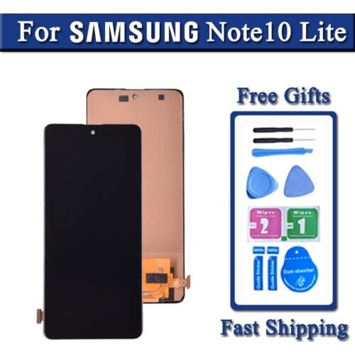 Screen for Samsung Galaxy Note 10 Lite LCD Touch Screen Digitizer Panel Assembly For N770 N770F Display Replacement Phone Parts