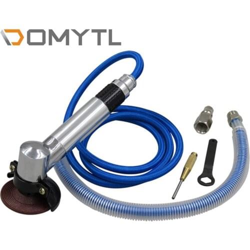 1/4" 13000rpm Pneumatic Angle Grinder 2 Inch With Disc Polishing And PVC Handle For Mechanical Grinding Tools